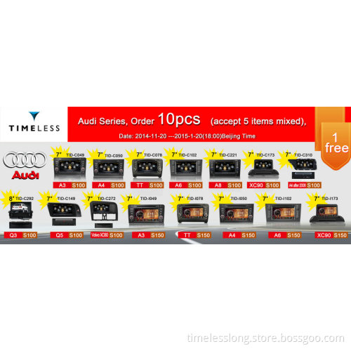 Promotion for Audi Car DVD(Order 10PCS, Get 1 More Free